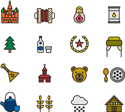 Russia icons