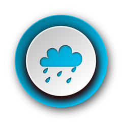 storm blue modern web icon on white background