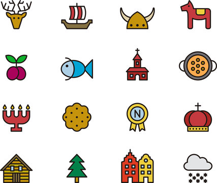 Sweden icons