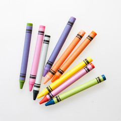 Obraz premium colorful crayons