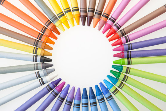 colorful crayons