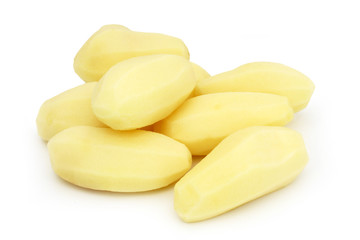 Pommes de terre épluchées