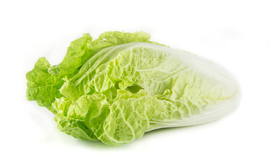 Chinese cabbage isolated on white