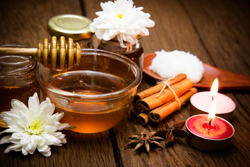 Honey and spa treatment