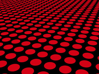 Red dots on black