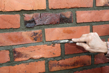 Jointing exposed brickwork