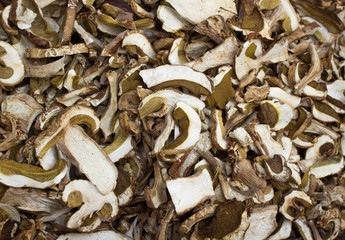dried sliced mushrooms