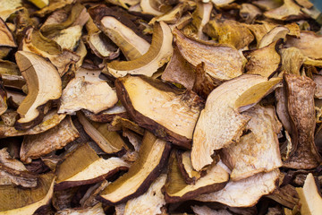 dried sliced mushrooms
