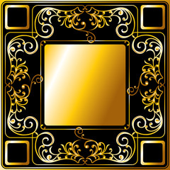 gold frame