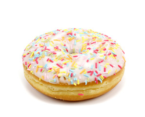 Fresh tasty donuts with glaze