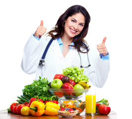 Nutritionist doctor woman