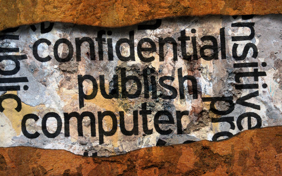 Confidential publish computer