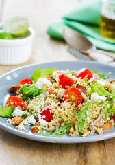 Quinoa with Feta and Rocket salad