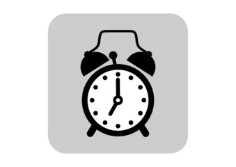 Alarm clock vector icon