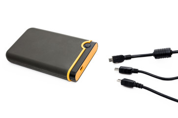 USB-кабели и внешний жесткий диск