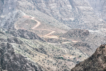 Road Jebel Akhdar Oman