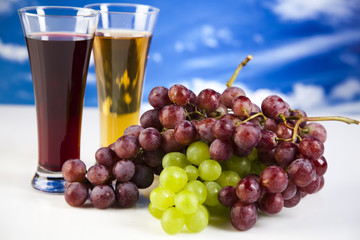 Fruits, vegetables, fruit juices, vegetable juices, healthy food