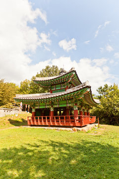 Seojangdae Pavilion of Dongnae castle in Busan, Korea