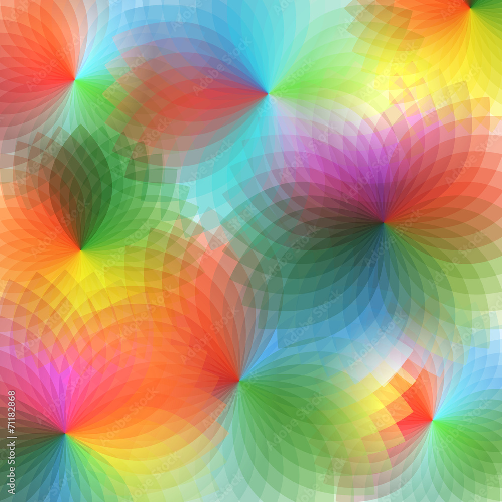 Poster vector of spectrum spirograph abstract background