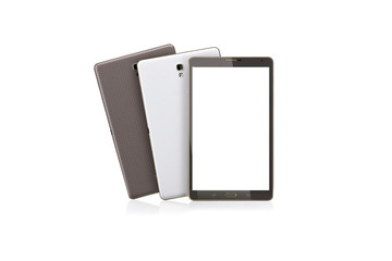 small tablet front and back