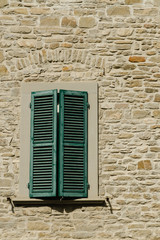 old wall with window, Italy
