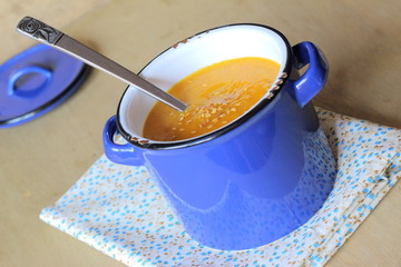 Homemade vegetable soup
