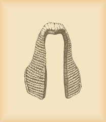 Judge wig