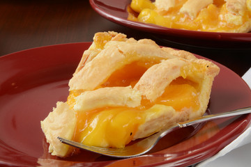 Peach pie