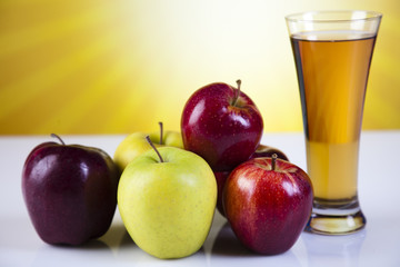 Fruits, vegetables, fruit juices, vegetable juices, healthy food