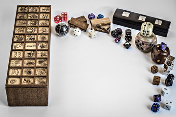 Senet and dices