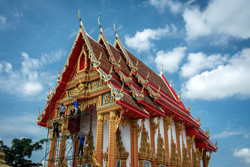 Building of Thai temple