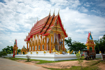 Building of Thai temple