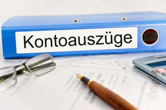 Kontoausz&uuml;ge
