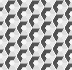 hexagonal vector seamless background