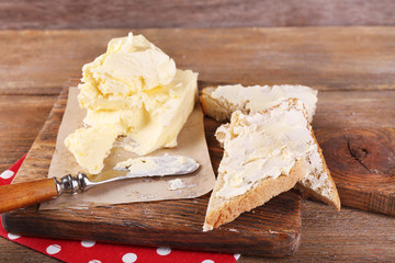 Fresh homemade butter