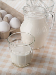 milk and egg