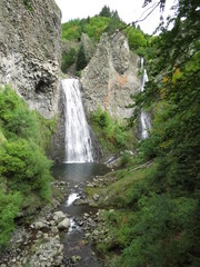 Fototapeta na wymiar Cascade du Ray Pic (Ardeche) - Waterfall