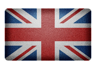 Fototapeta premium Great Britain denim flag