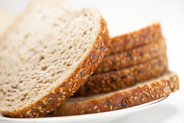 tasty sliced raisin bread