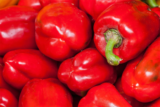 Red Capsicum Bell peppers