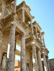 Fototapeten Ancient library in Ephesus,Turkey © darezare