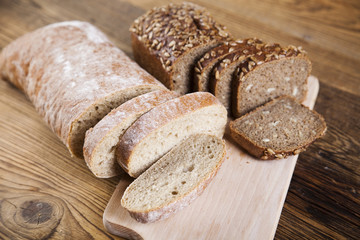 Breads in basket