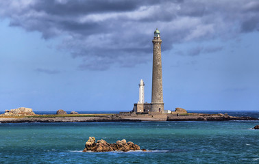 Ile Vierge lighthouses,  Brittany, France