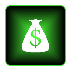 Dollar sack icon