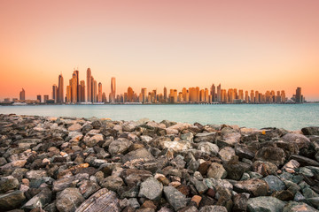 Dubai skyline, Dubai.