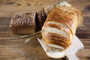 Breads in basket