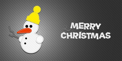 Vector Christmas Snowman