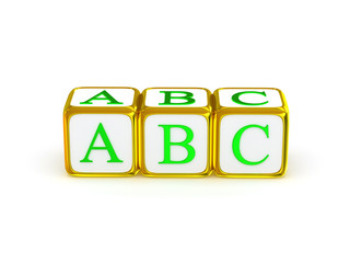 ABC alphabet.