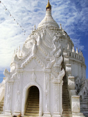 Hsinbyume Pagoda in Mingun, Mandalay region, Myanmar