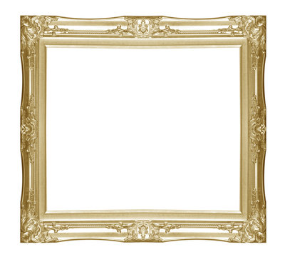 Gold  picture frame